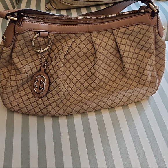 Gucci Diamante canvas and leather Sukey Hobo bag - Picture 3 of 13